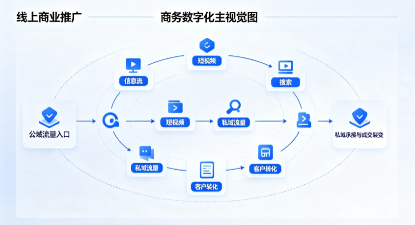 吉水县线上商业推广怎么做？全域流量闭环搭建与低成本转化实战指南